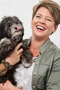 Jennifer with puppy